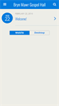 Mobile Screenshot of brynmawrgospelhall.com